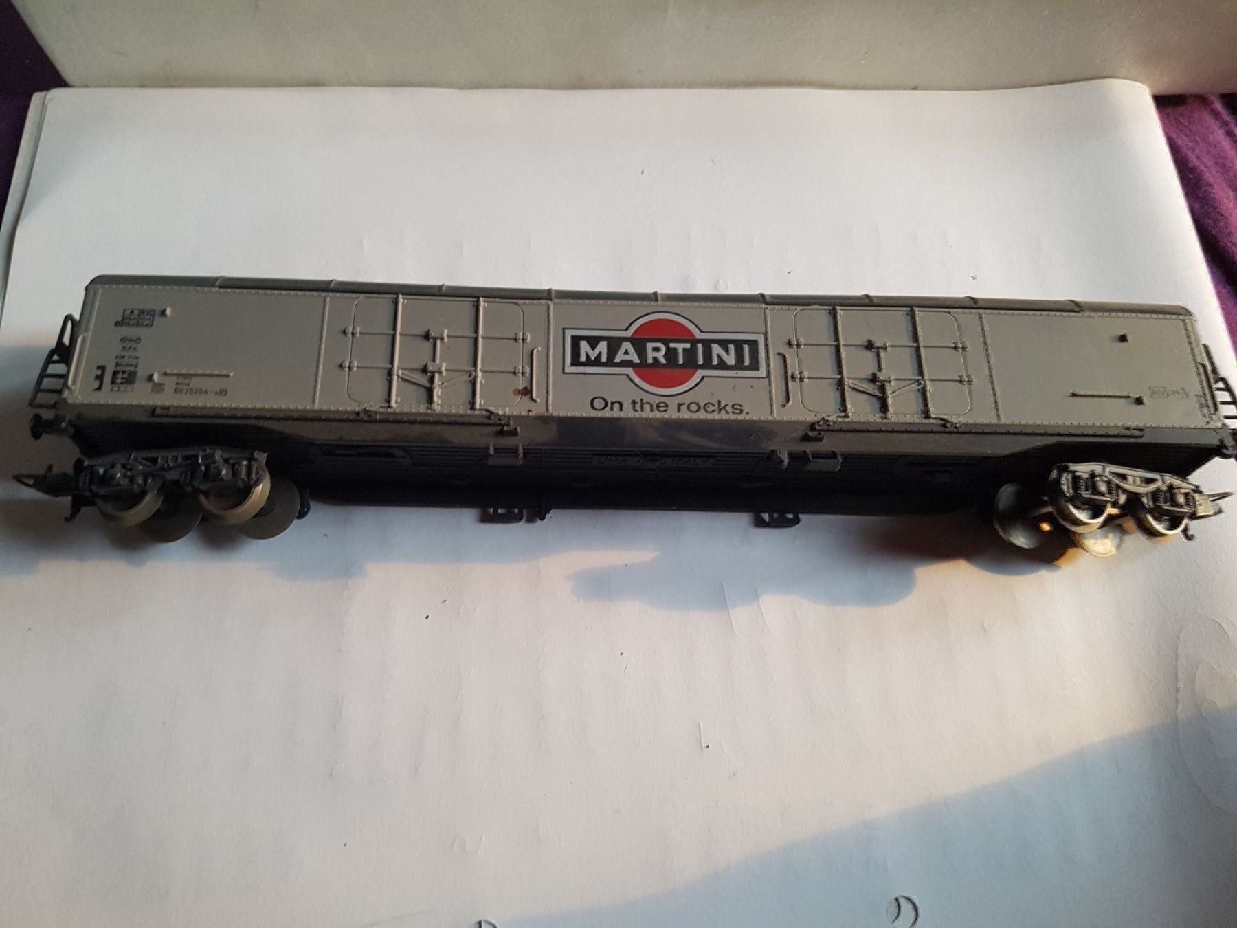 Lima Modelleisenbahnen: Lima 3191 Güterwagen Martini grau L18 – Gebraucht aus Schwarzenburg von Flamingo07