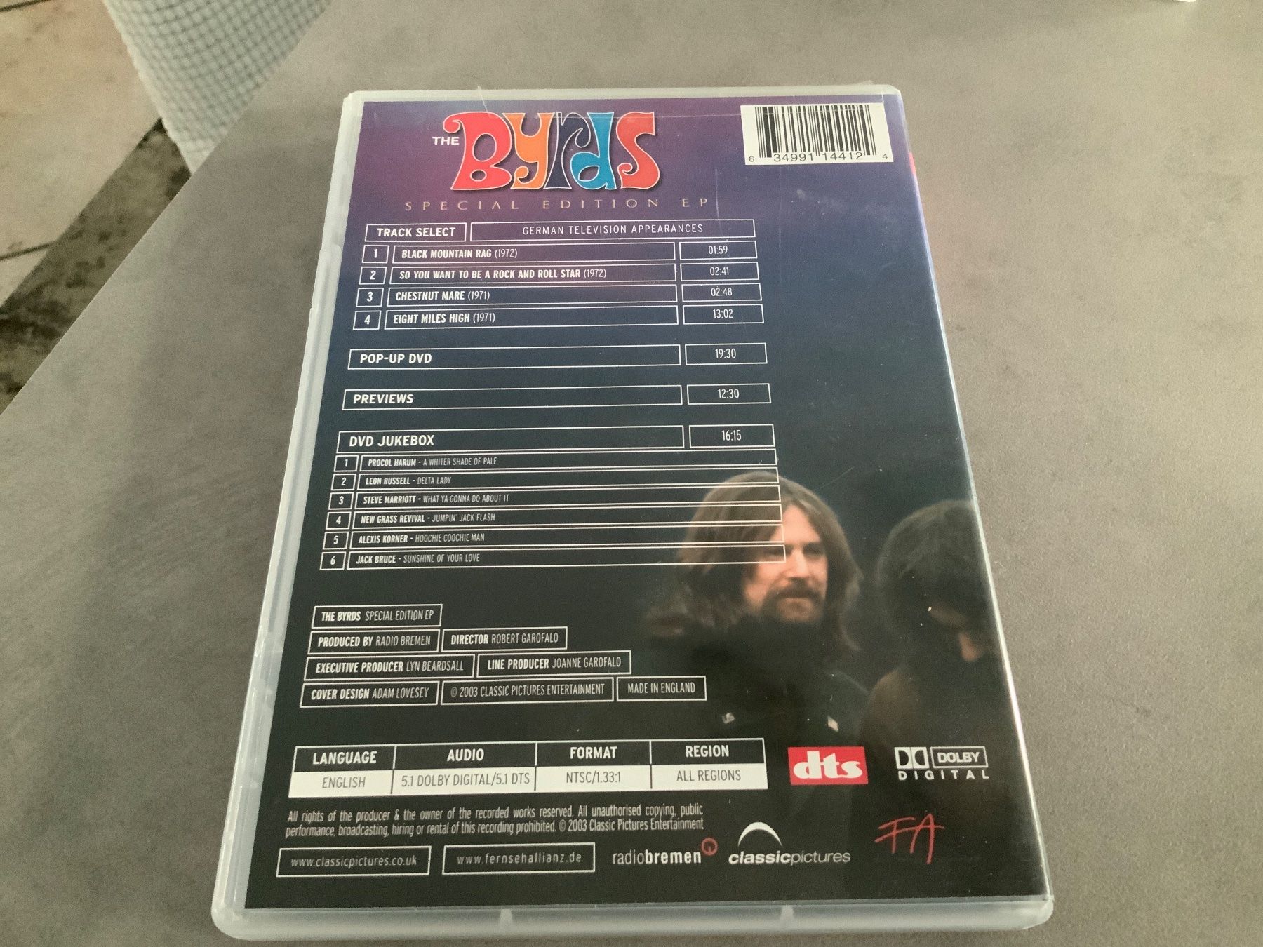 Tutti i DVDs: The Byrds Special Edition EP, DVD – Usato da Uster venduto da Macita56 1