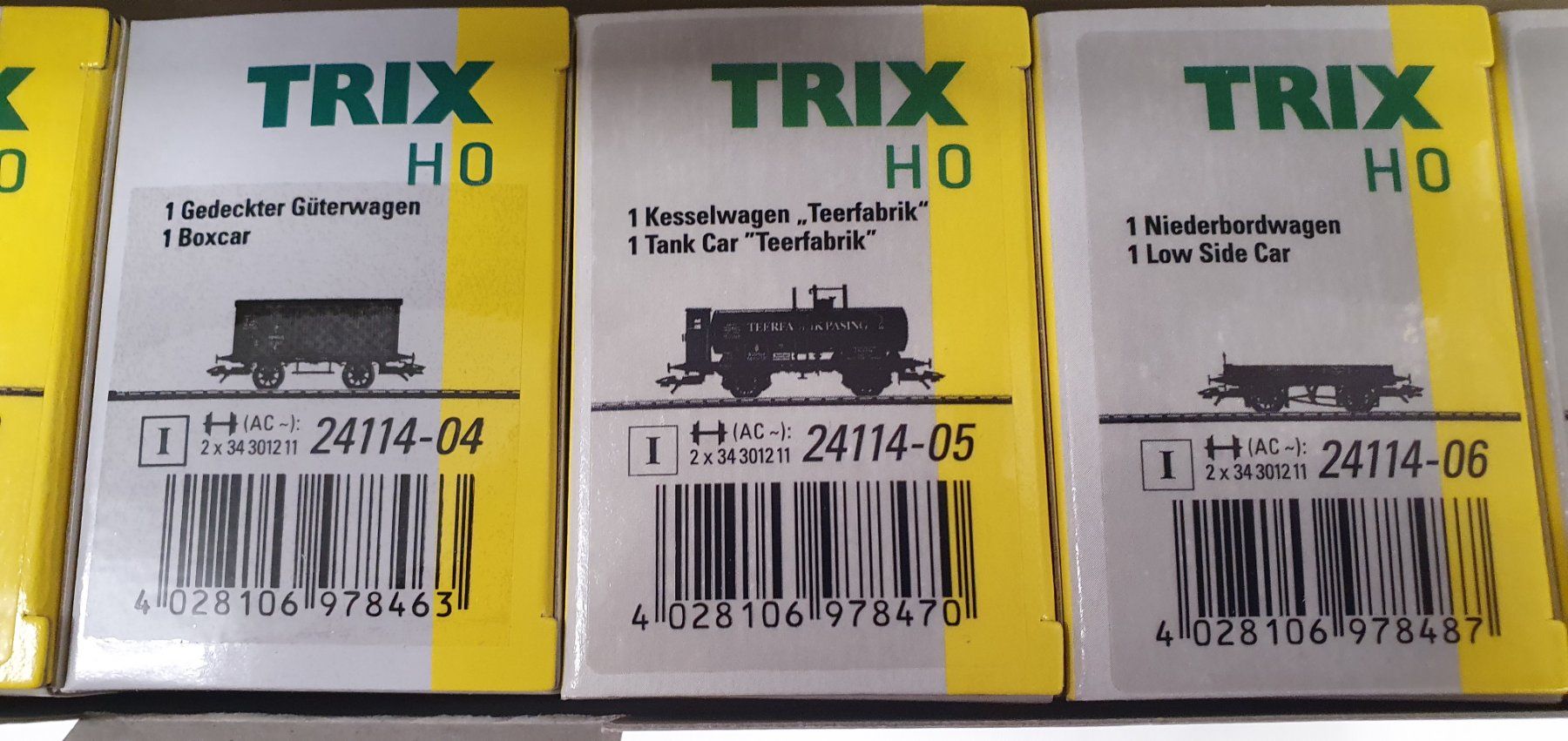 Trix Modellini di ferrovie: TRIX 24114 K.Bay.St.B. Set Güterwagen Ep. I – Nuovo e nell'imballaggio originale da Würenlos venduto da jub_nd5j 5