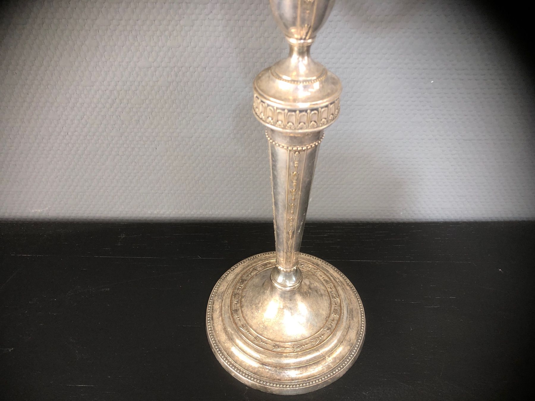 Portacandele: Kerzenständer 1er oder 2er, Silbern, Jugendstil – Usato da Laufenburg venduto da industrial-silence 2
