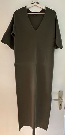 Massimo Dutti Strickkleid Khaki XS