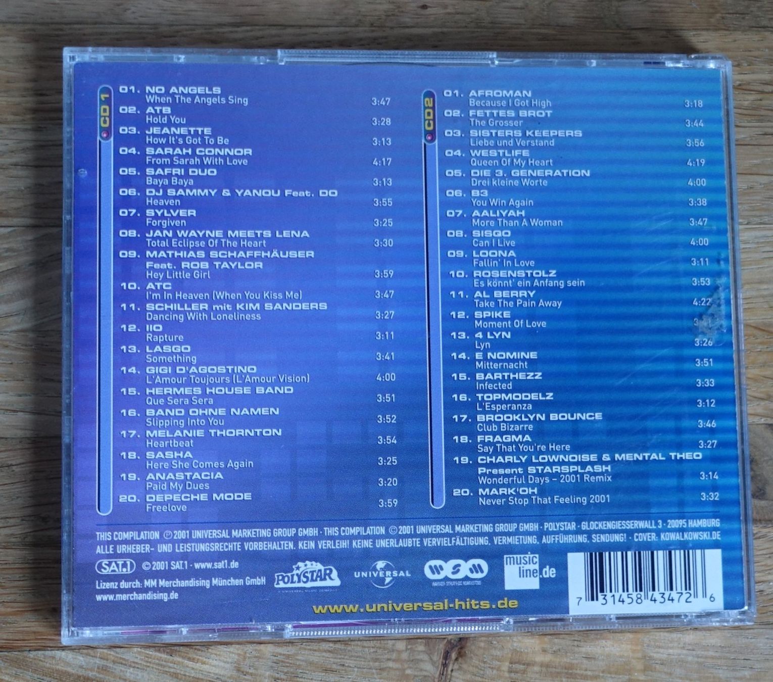 CD: Megahits 2002 Die Erste (2 CDs) - F35 – Usato da Sessa venduto da fraenklishop 1