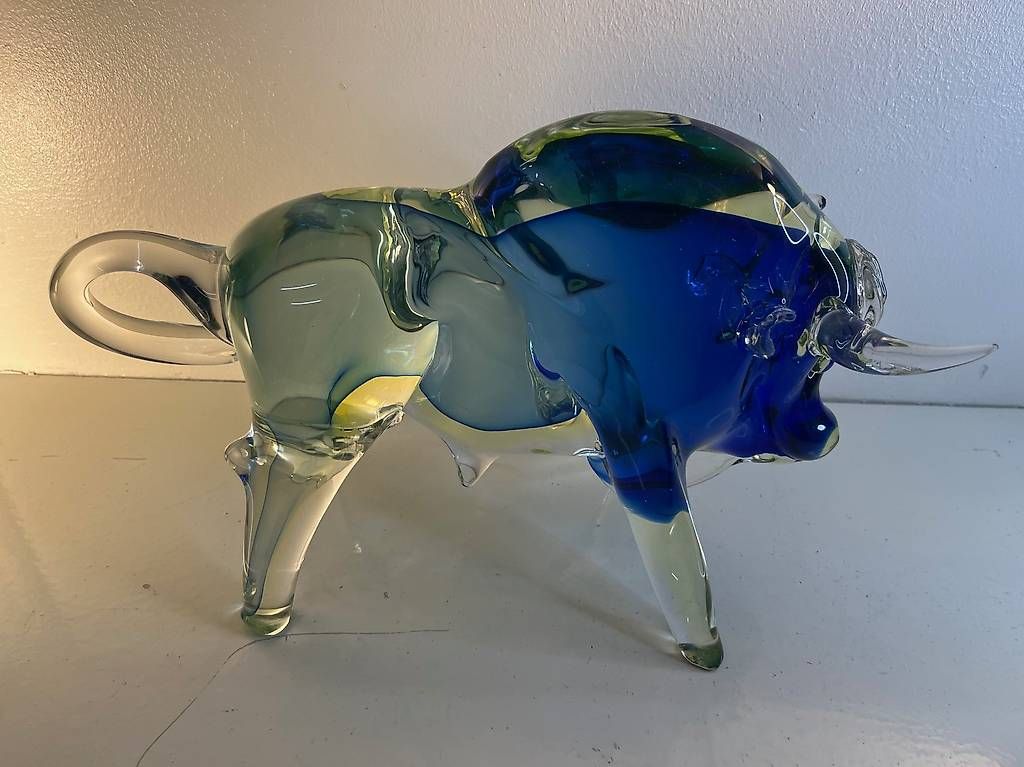 Sculture & Statue: Enorme taureau Murano en verre ouraline – Usato da Les Acacias venduto da kim_2dxt 3
