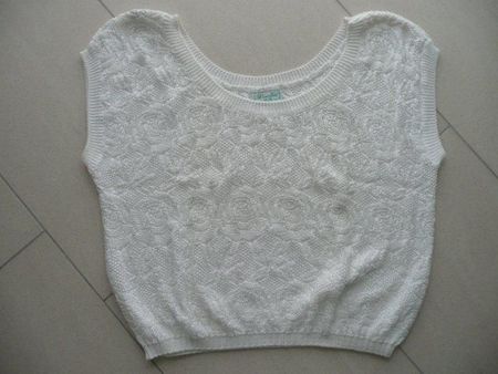 NEU Strickpullover weiss von Benetton