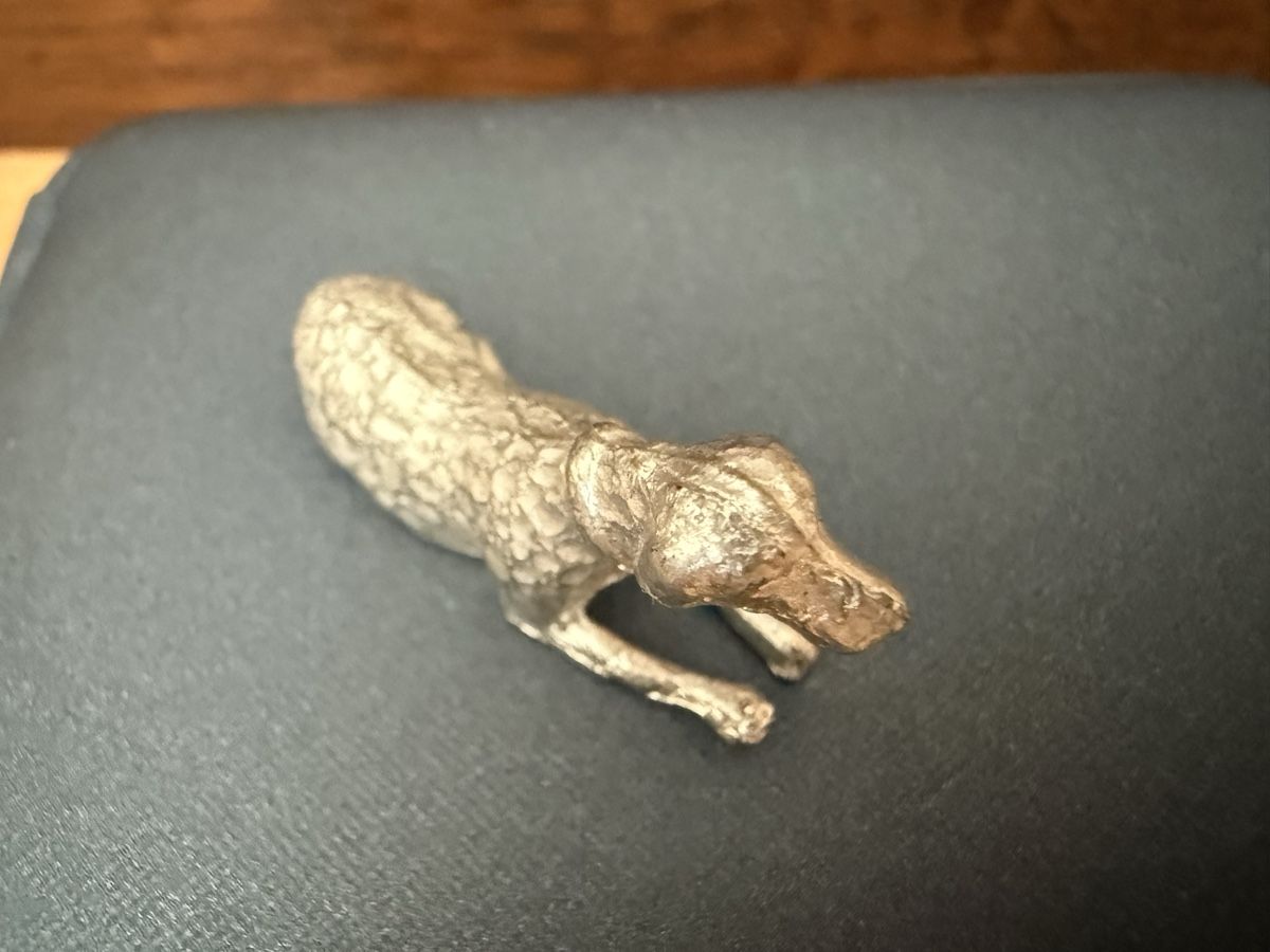 Figuren: Metall Hund Vintage, Miniatur – Gebraucht aus Lamone von LaCantinaMagica 1