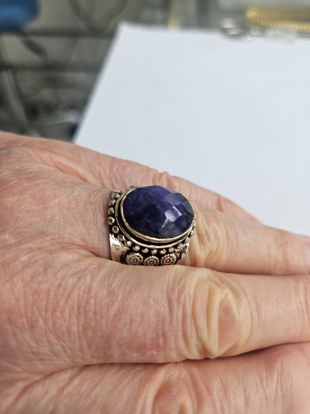 Ringe: Safir Fingerring – Neu (gemäss Beschreibung) aus Zürich von adriben 9