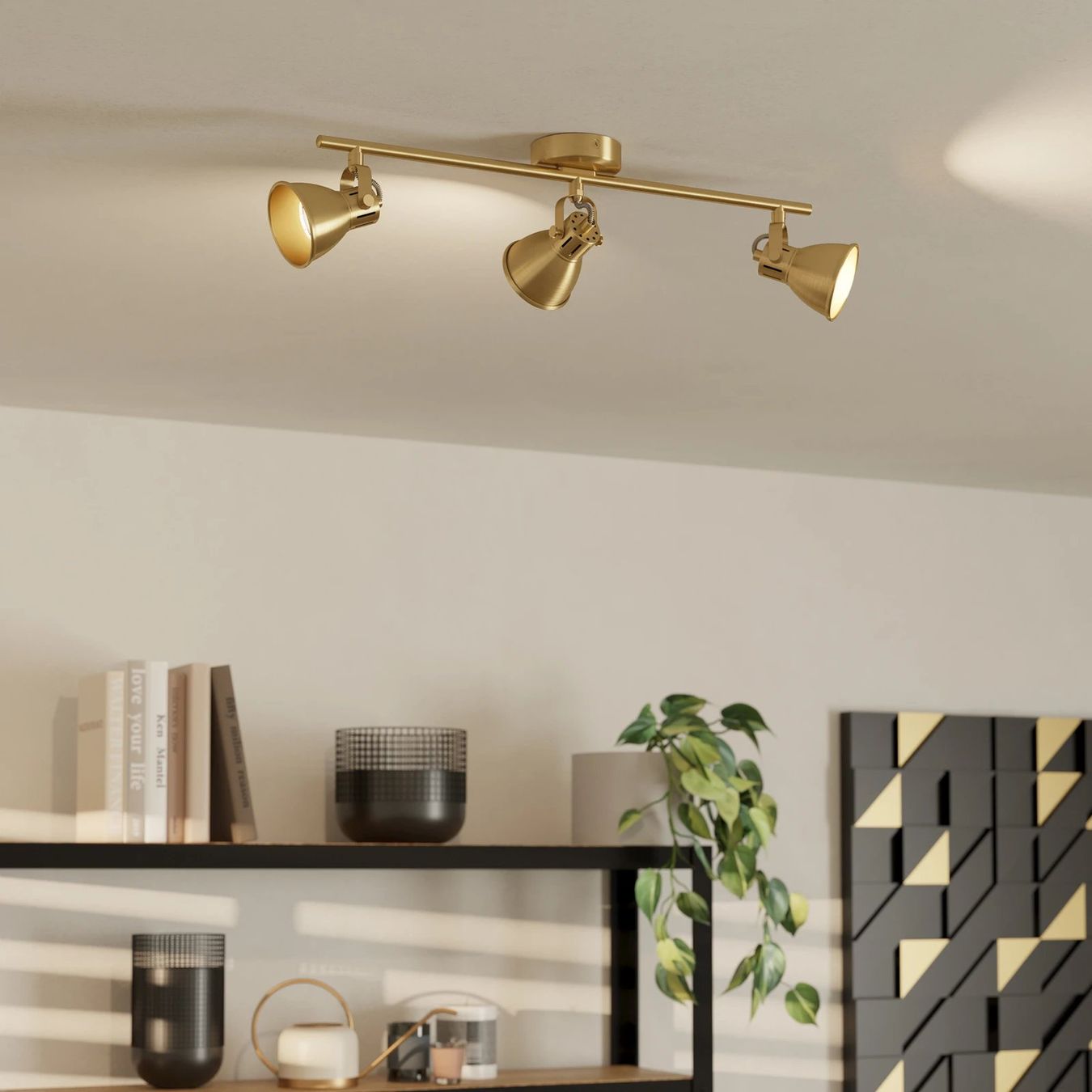 Eglo Kronleuchter & Deckenlampen: Goldene Deckenleuchte – Neu (gemäss Beschreibung) aus Horw von jan_zp5h