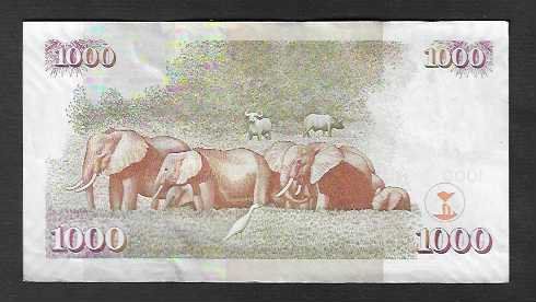 Banconote: Kenya  1000  Shilingi  2010  Gebraucht  SCHöN – Usato da Gordola venduto da coinsandnotes
