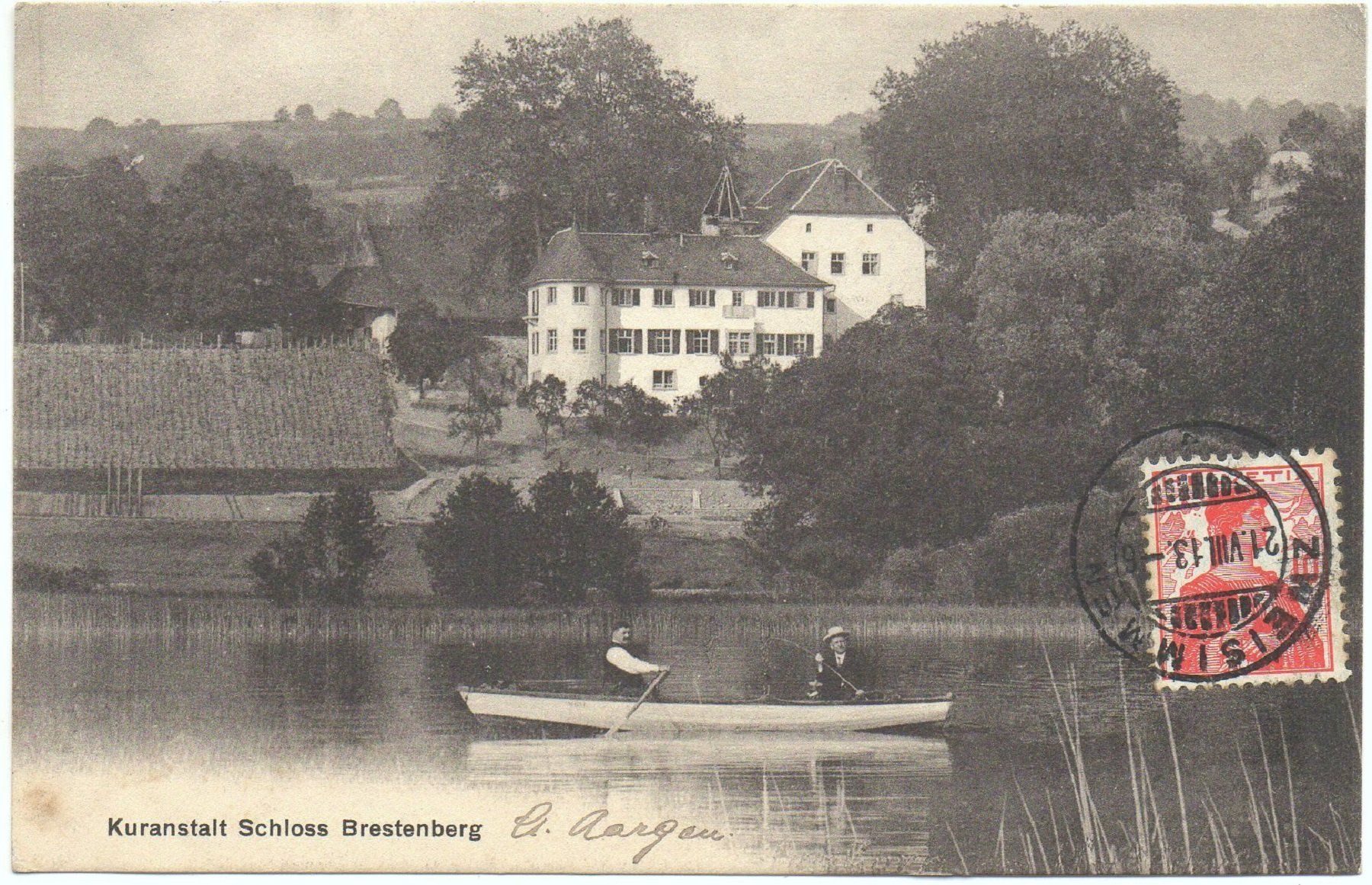 Cartoline postali: SEENGEN Schloss Brestenberg – Usato da Jona venduto da philajona
