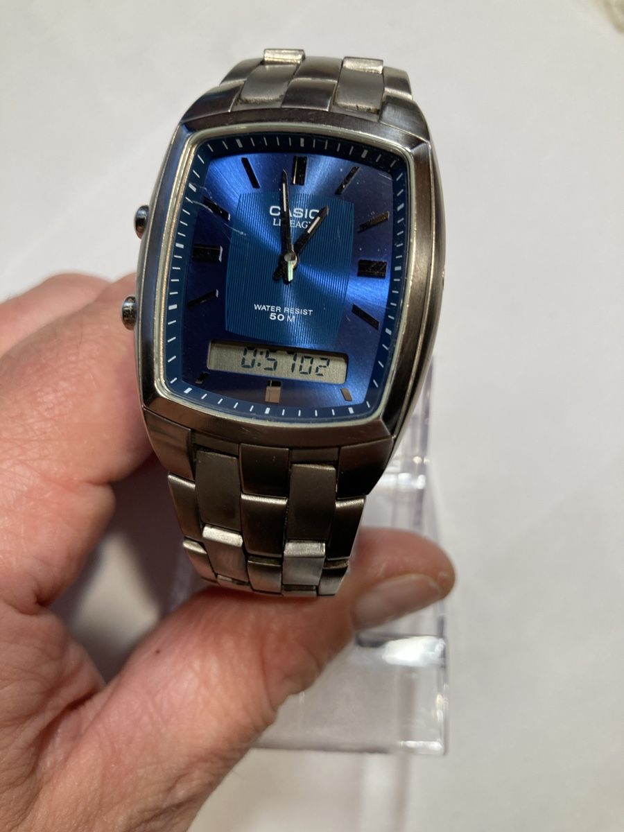 Casio Orologi: Casio Lineage ana digital Uhr 34 mm breit – Usato da Glattbrugg venduto da vintagemania 5