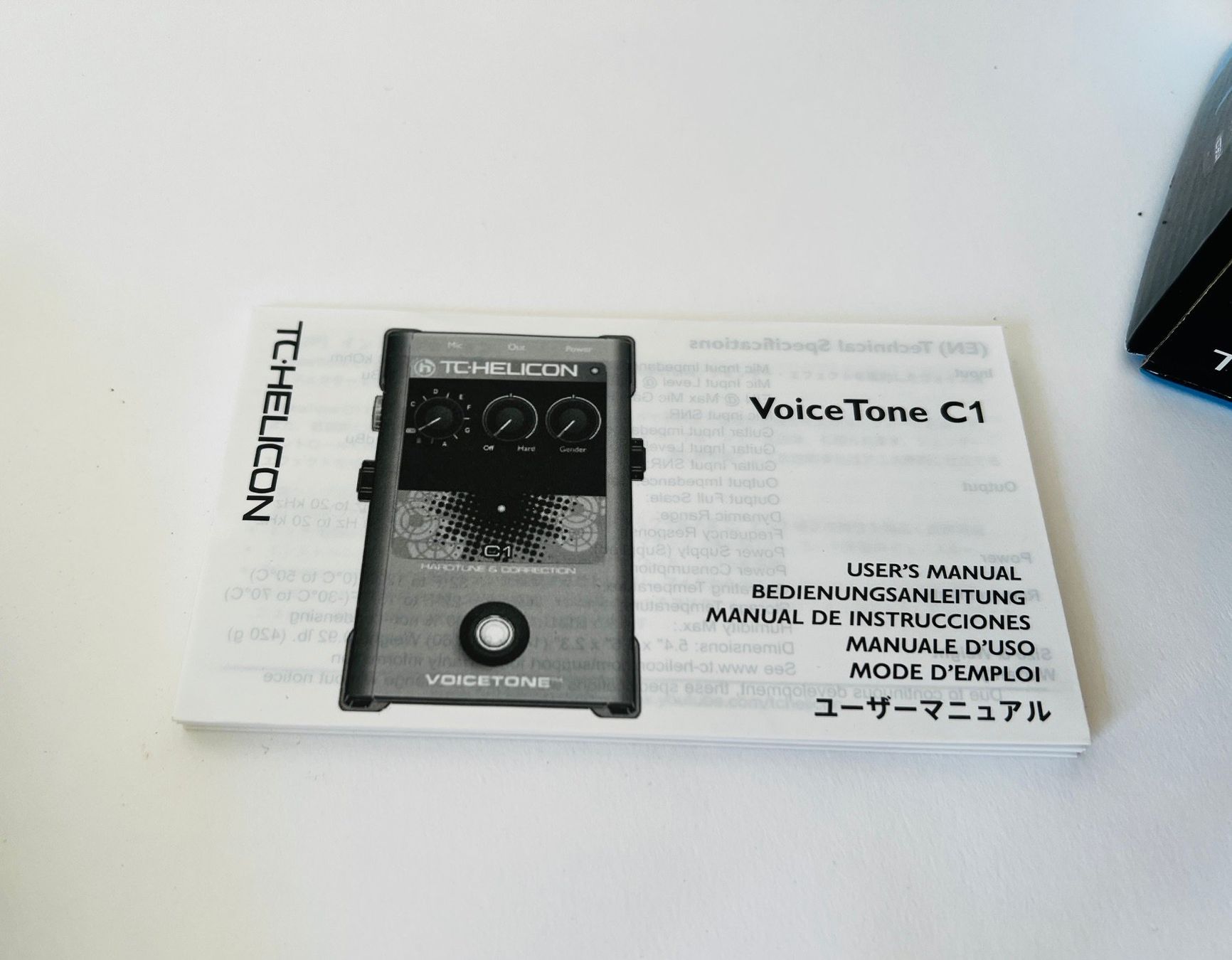 Strumenti musicali: TC-Helicon VoiceTone C1 HardTune & Correction – Usato da Bern venduto da helloliptek 6