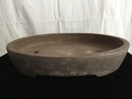 Bonsai Schale oval 25,5 x 22,5 cm