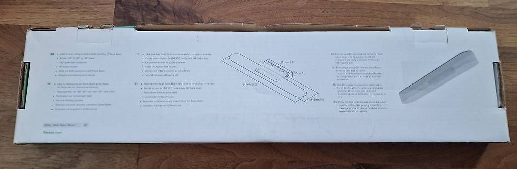Fixations: Flexson Wandhalterung Sonos beam, weiss,neu – D'occasion à Burgdorf par Yamace 3