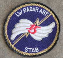 Luftwaffe LW Radar Abt 15, Stab gold, Badge