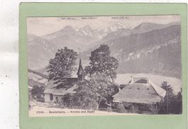 Beatenberg Kirche und Alpen