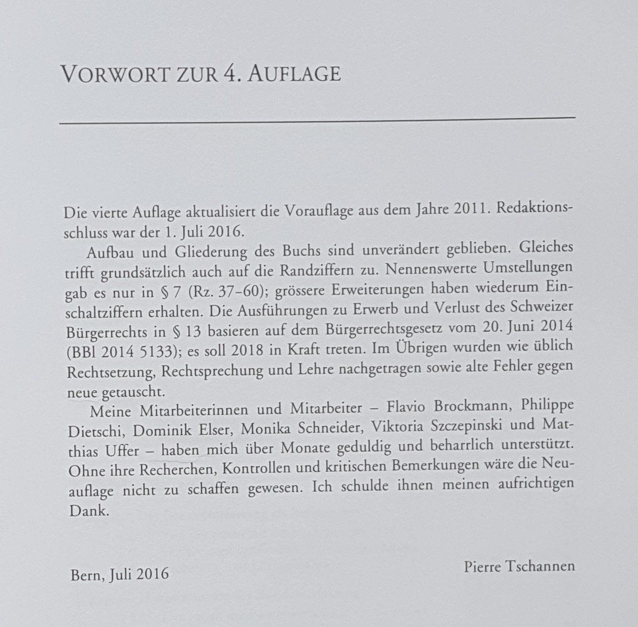 Bücher: Staatsrecht der Schweizerischen Eidgenossenschaft (2016) – Gebraucht aus Bern von Mattthias 2