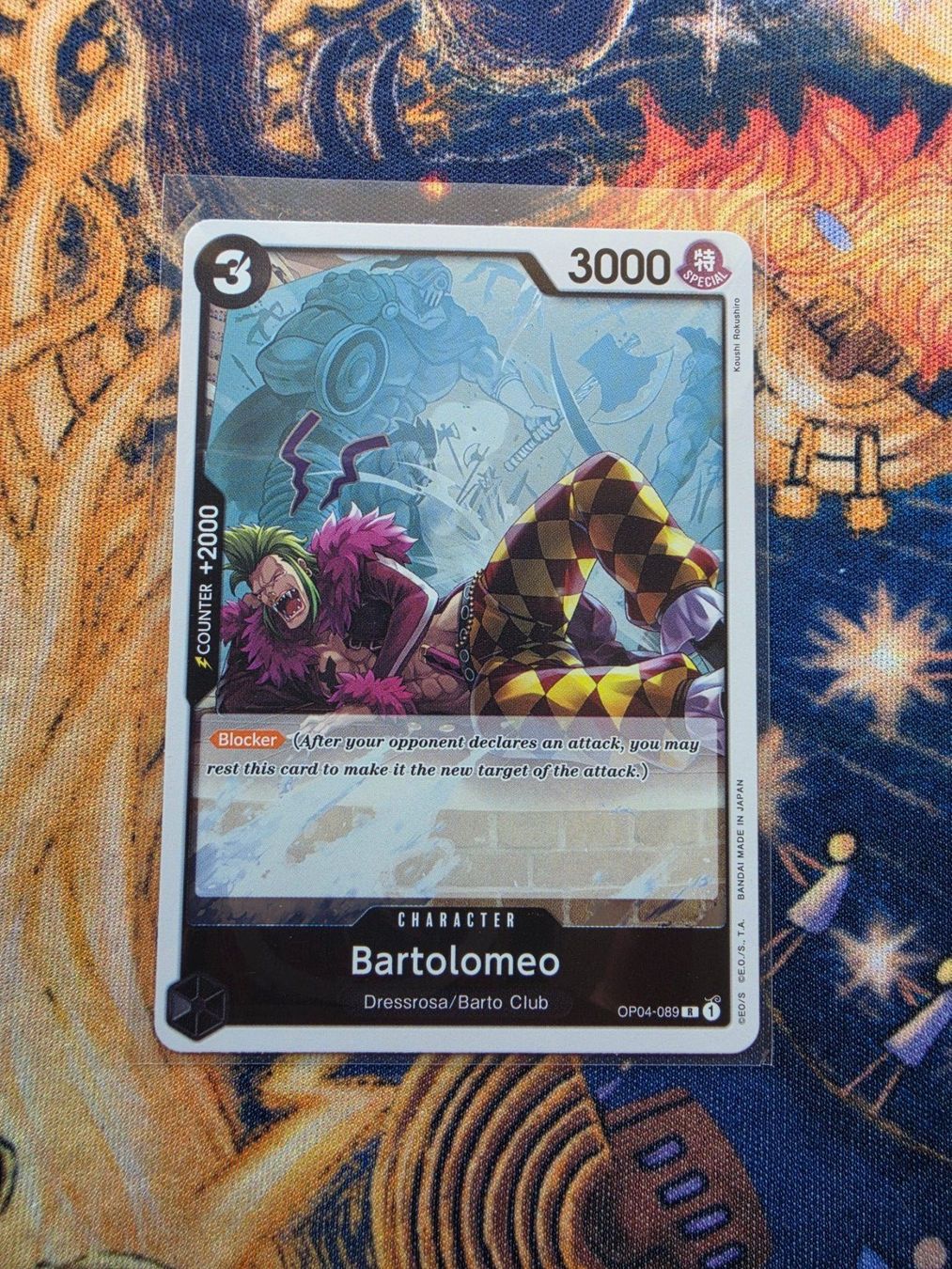 Bandai Sammelbilder & Trading cards: One Piece Bartolomeo card – Gebraucht aus Genestrerio von AM_98