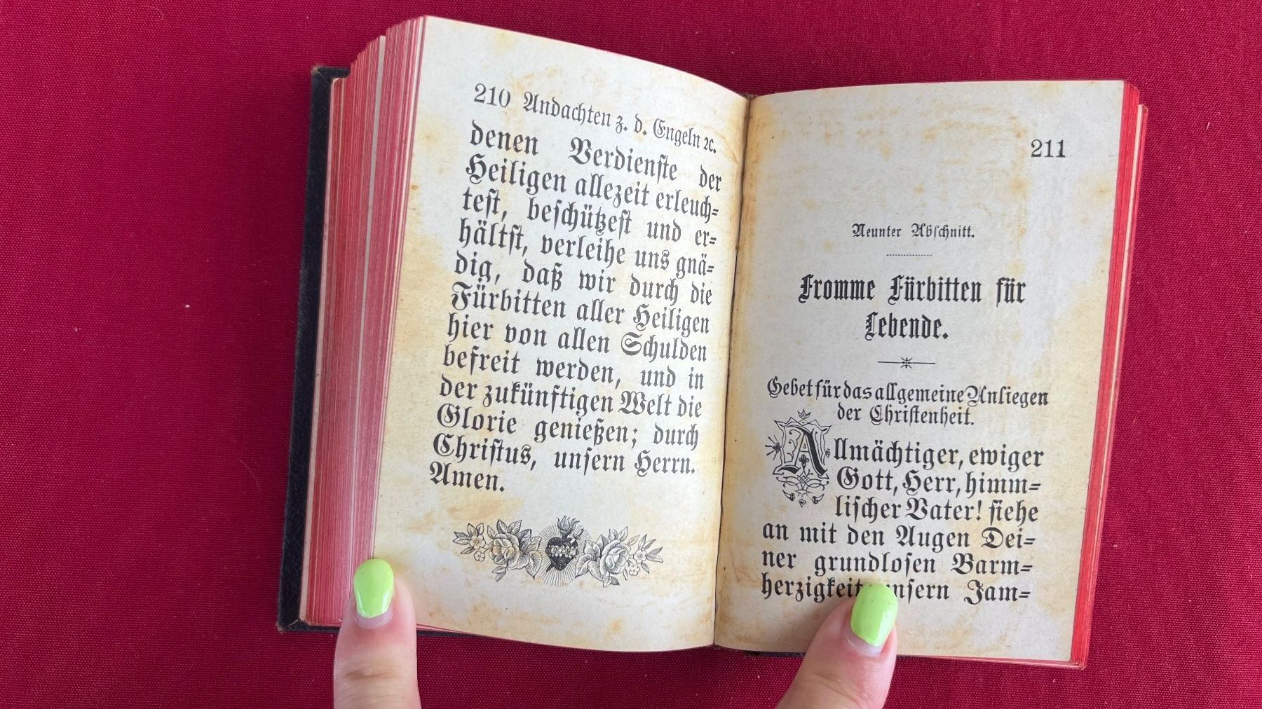 Bücher: Antike Andachtsbuch mit Kreuzmuster – Gebraucht aus Schübelbach von Dolly990_2 6