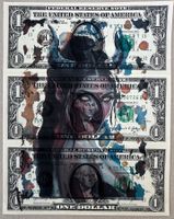 KeC: Devil Dollars, Geldkunst, Echte Dollars, UNIKAT