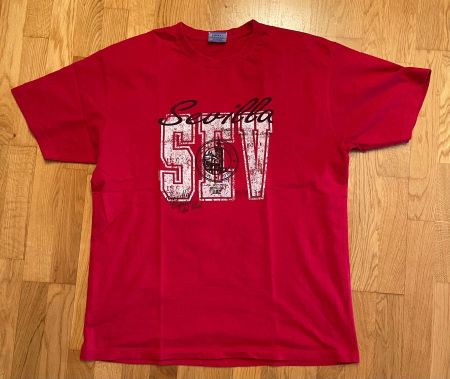 T-Shirt Sevilla XL Spanien Rot, Espana, Spain