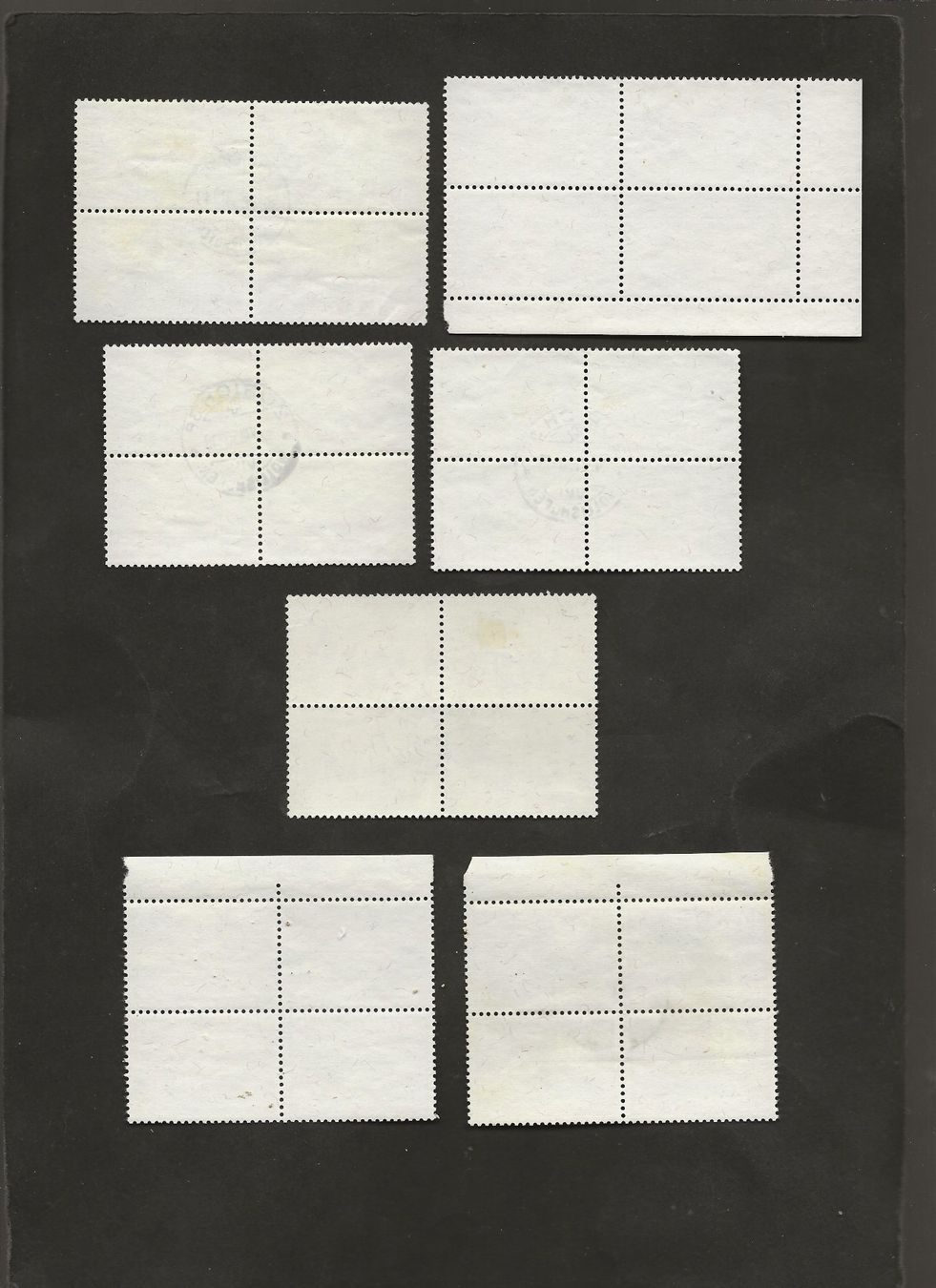 Alle Briefmarken: Schweiz 30 Viererblock ab 1955 – Gebraucht aus Au ZH von xelagreb01 2