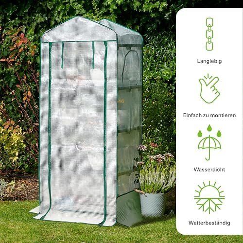 Gartenhäuser & Gewächshäuser: Premium Garten Foliengewächshaus Balkon Terrasse – Neu und originalverpackt aus Hundwil von pak_b5sl 4