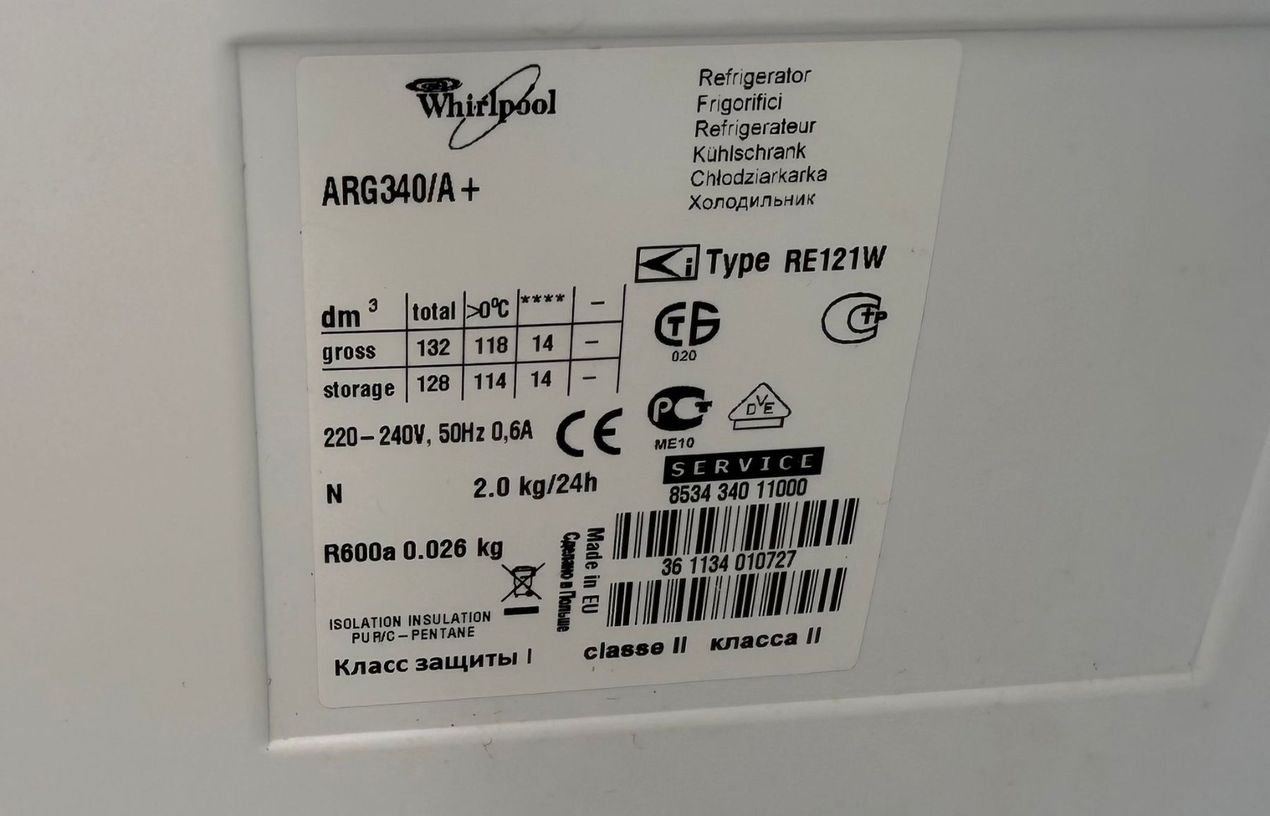Whirlpool Frigoriferi: Whirlpool Kühlschrank defekt – Usato da Nussbaumen AG venduto da brigitebardot 6