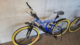 Neues Mountainbike Blau