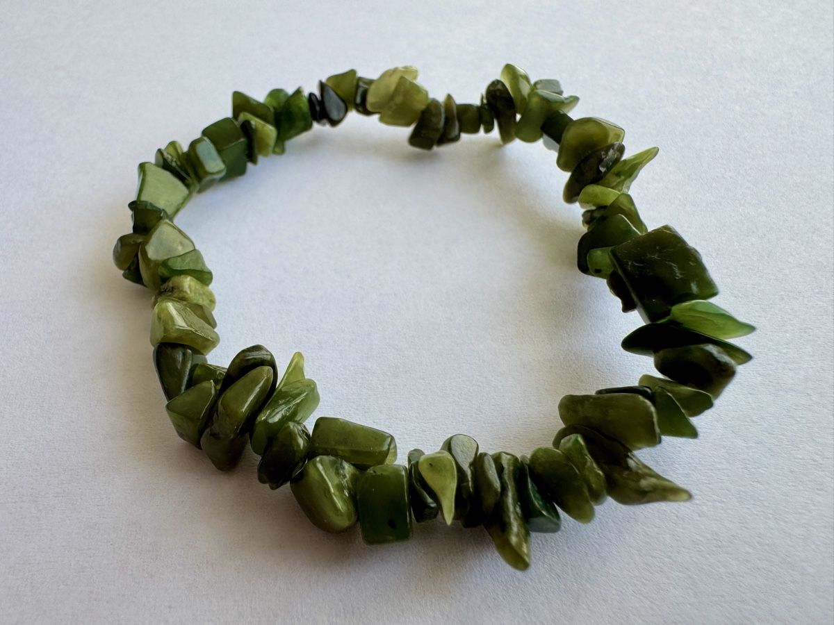 Bracciali & Braccialetti: Bracelet en véritable néphrite canadienne – Nuovo (secondo la descrizione) da Chêne Bourg venduto da RemyTodwell 2