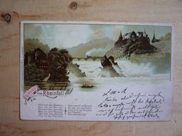 Gruss vom Rheinfall, Litho, 18.6.98