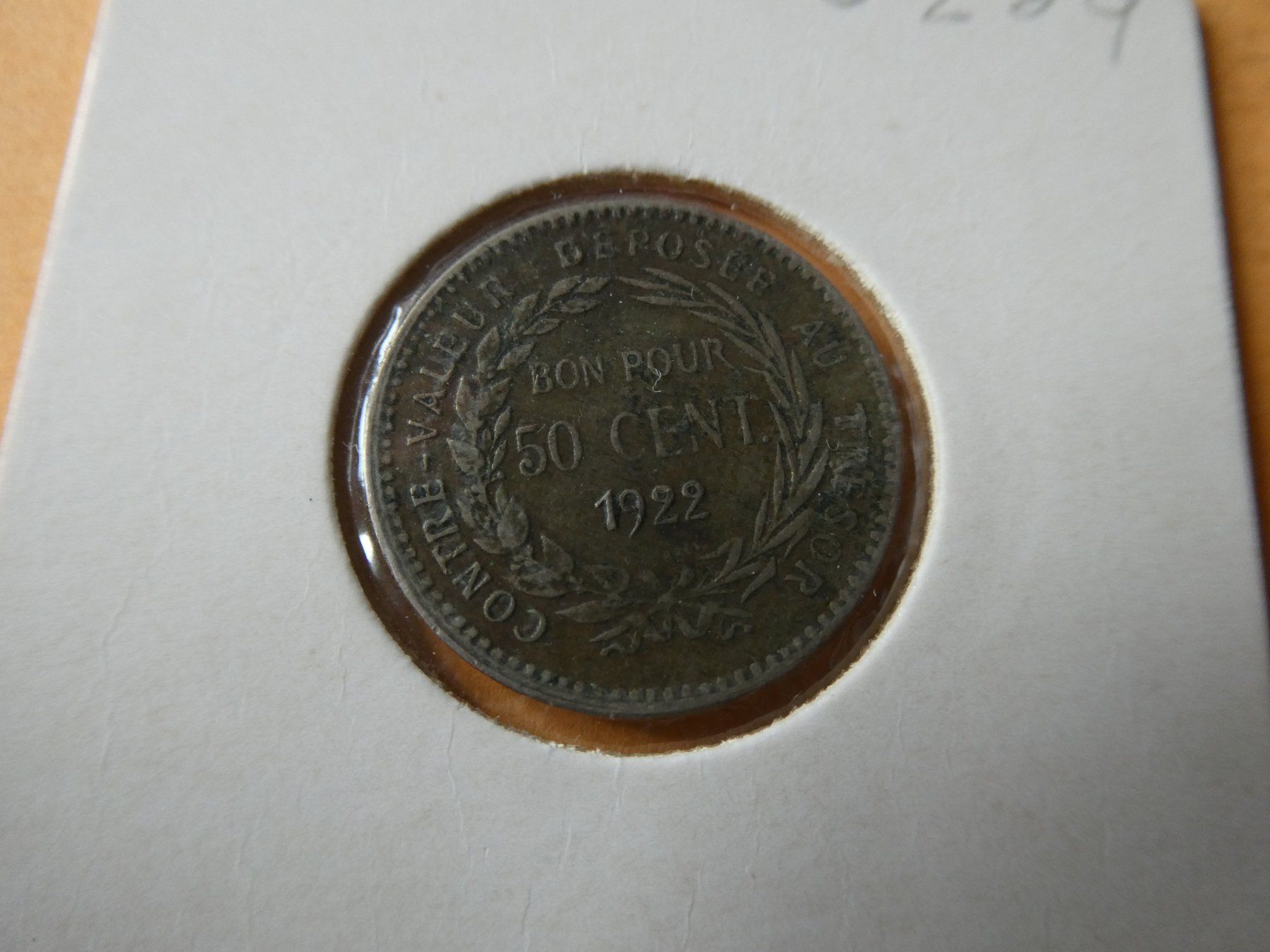 Tutti le monete: französisch Martinique 1922, 50 Centimes – Usato da Hinterforst venduto da Rohusri 1