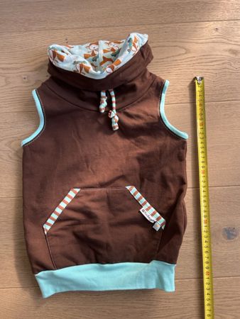 Unikat: wie neu Sweatshirt Pullunder, Gr 86-104