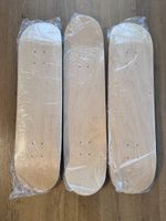 3x Skateboard Plain Deck Maple Wood