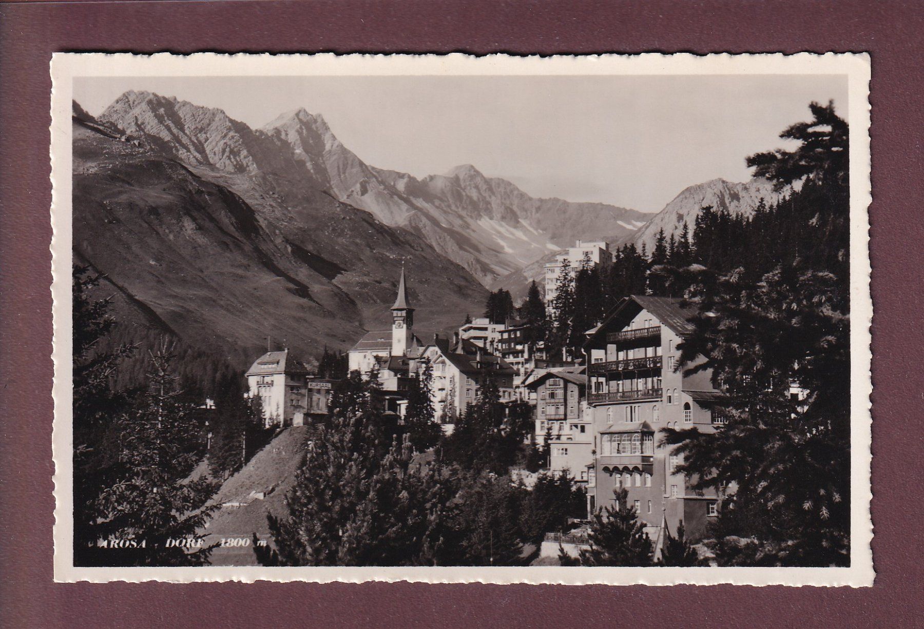 Cartoline postali: AROSA - Dorf - 1941 – Usato da Pully venduto da nicecards
