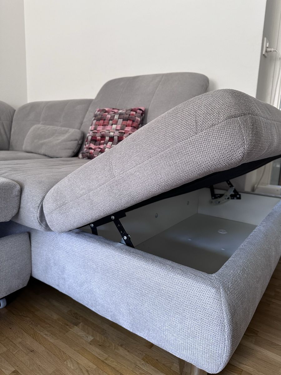 Sofas: Graues Ecksofa – D'occasion à Basel par vanelli35 8