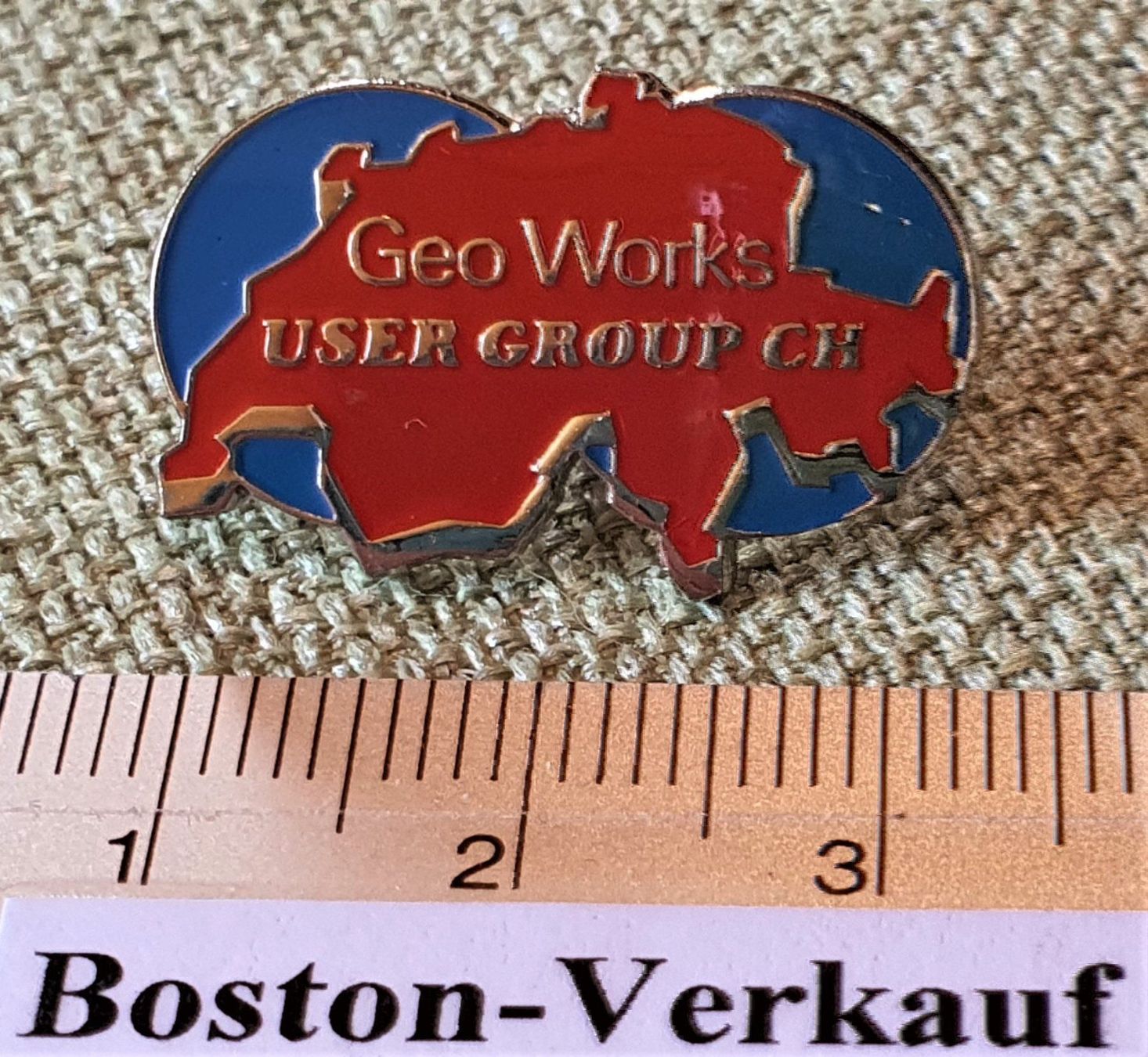 Broschen & Nadeln: D480 - Pin Schweiz Geo Works User Group – Gebraucht aus Reinach BL von Boston-Verkauf 1