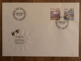 FDC Dauermarken Tierkreiszeichen 21.2.84