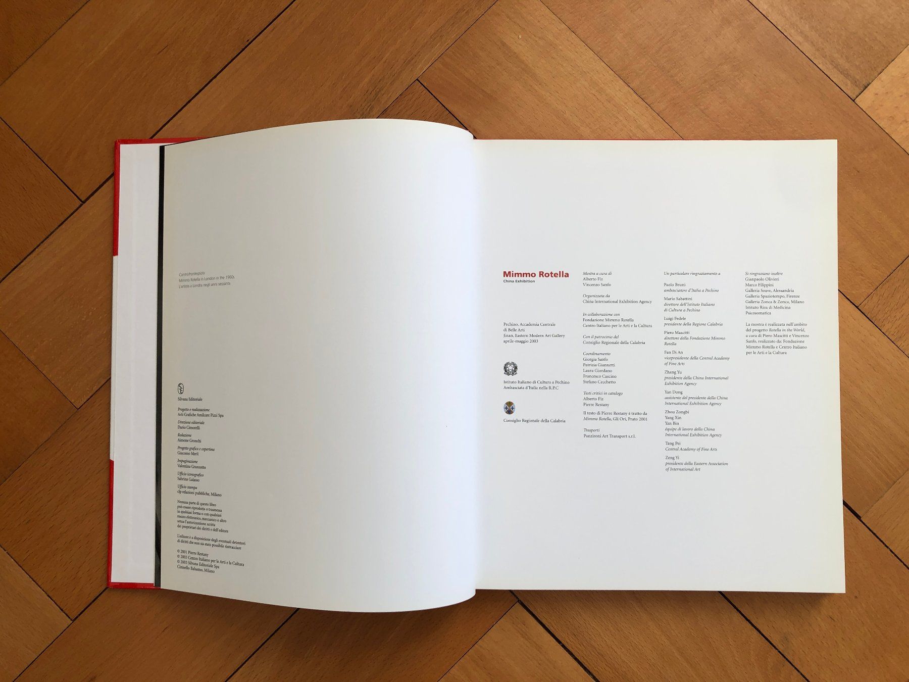 Libri: Kunst Buch: MIMMO ROTELLA - China Exhibition – Usato da Lugano venduto da gio.yo 1