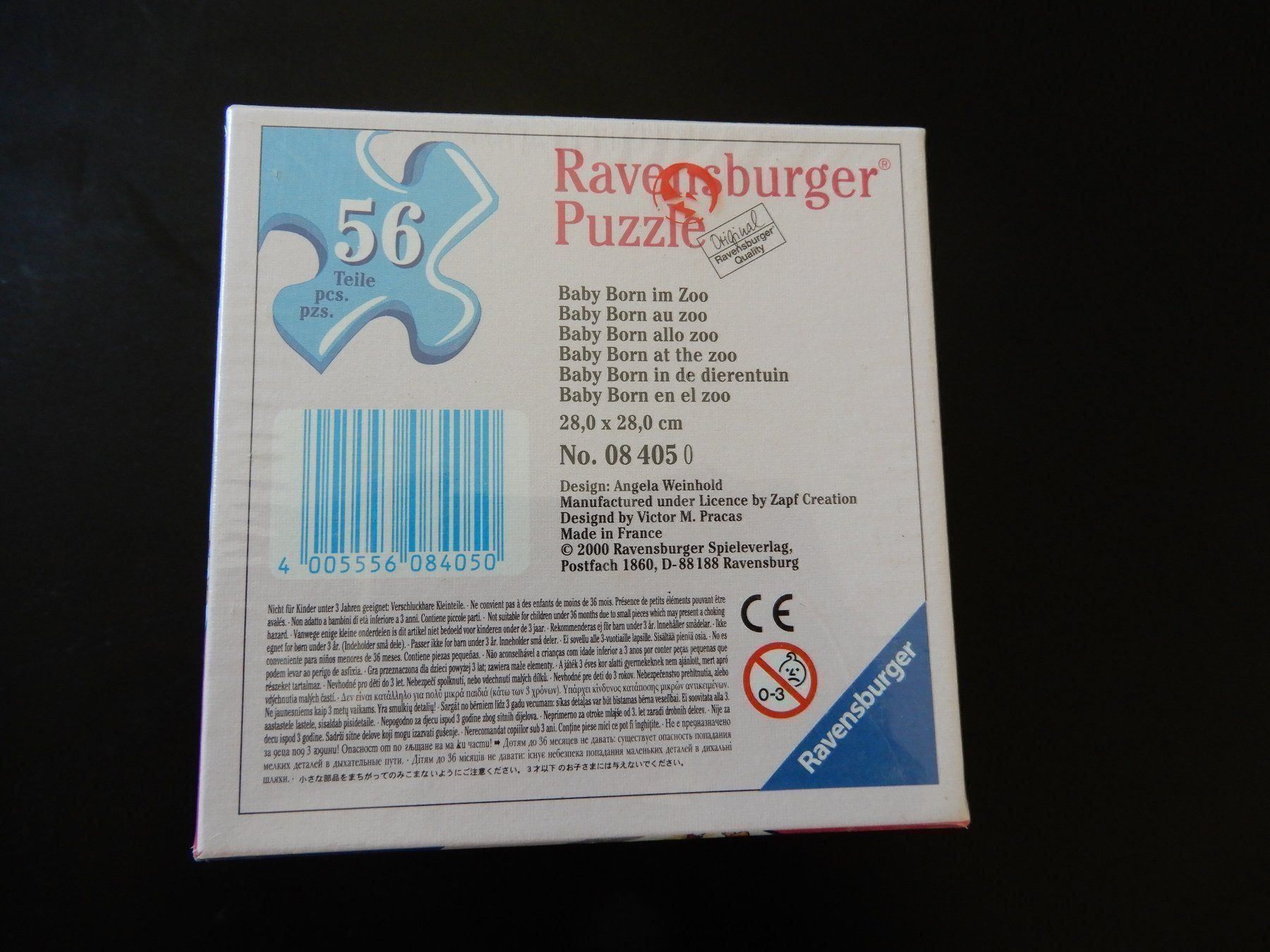 Ravensburger Puzzle: Ravensburger / Baby Born Puzzle – Nuovo e nell'imballaggio originale da Erstfeld venduto da Uhu1980 2