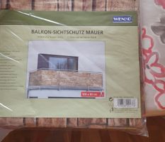 Bache, Brise-vue balcon imitation pierre