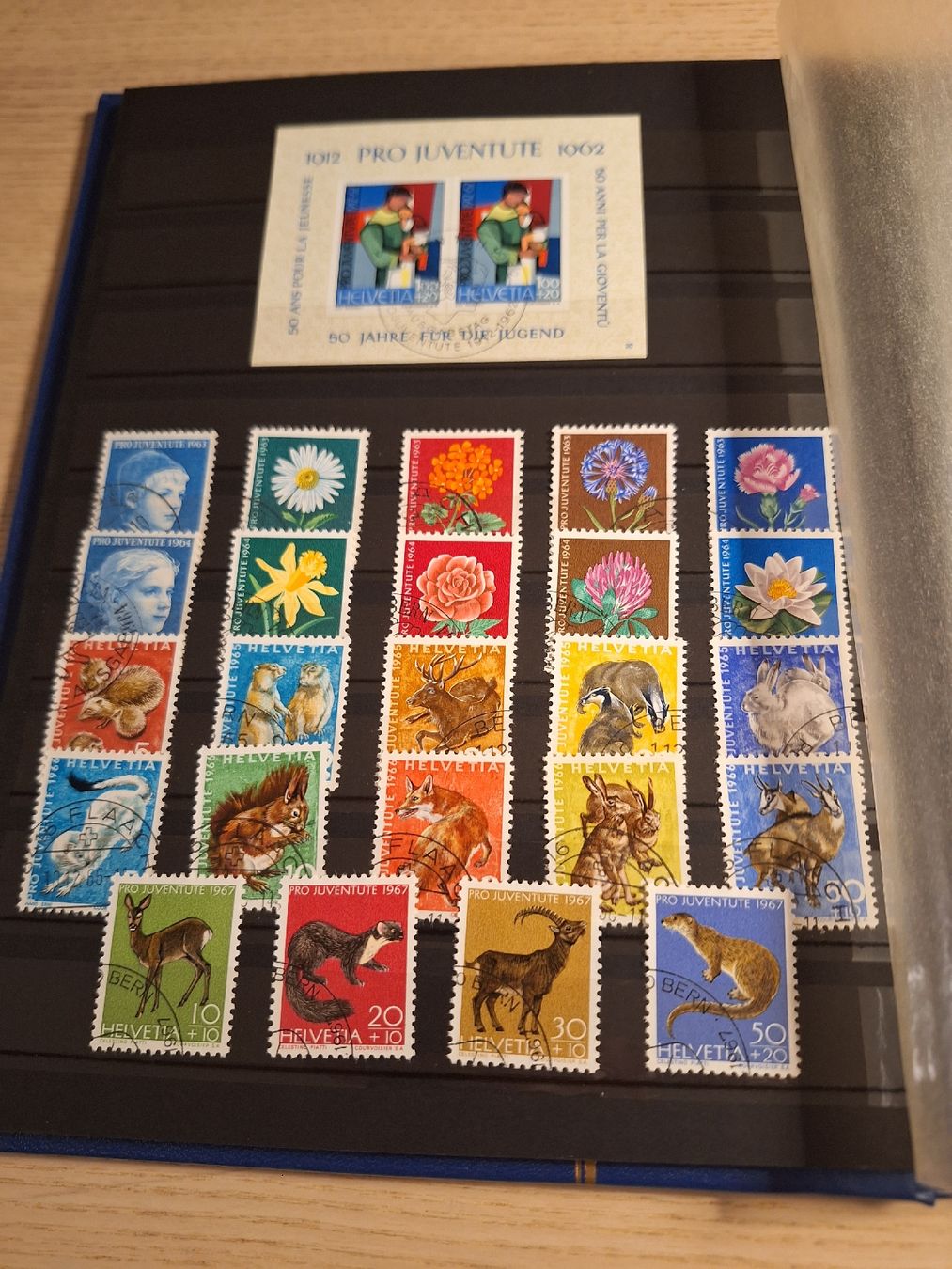 Alle Briefmarken: Pro Juventute fast vollständig  – Gebraucht aus Schaffhausen von RicardoSchaffhausen 7