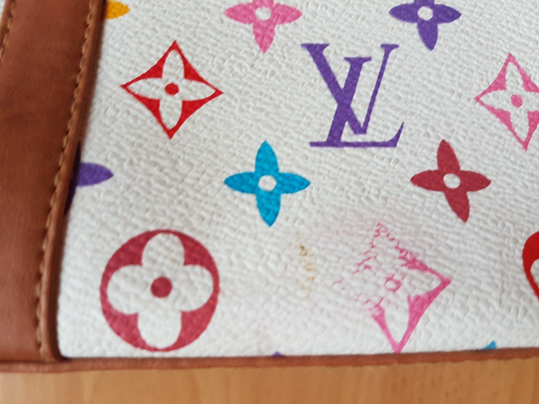 Louis Vuitton Taschen für Damen: LOUIS VUITTON TASCHE / MULTICOLORE WEISS – Gebraucht aus Sax von spazieren 4