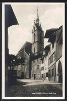 AK Basel, Partie an der Peterskirche
