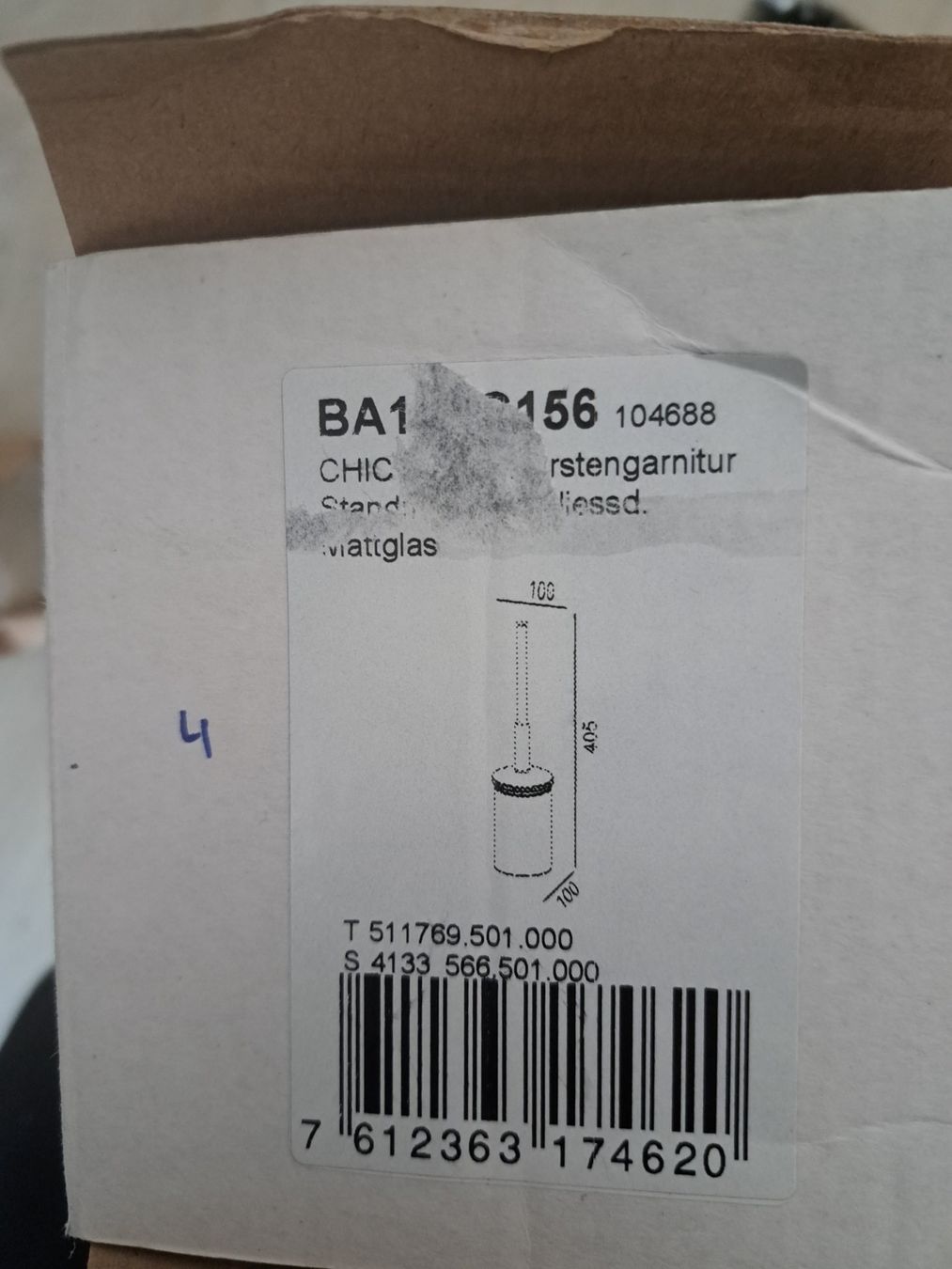 WC: Bodenschatz Bürsten Set BA14VC154 – Gebraucht aus Tegerfelden von Spick67 2
