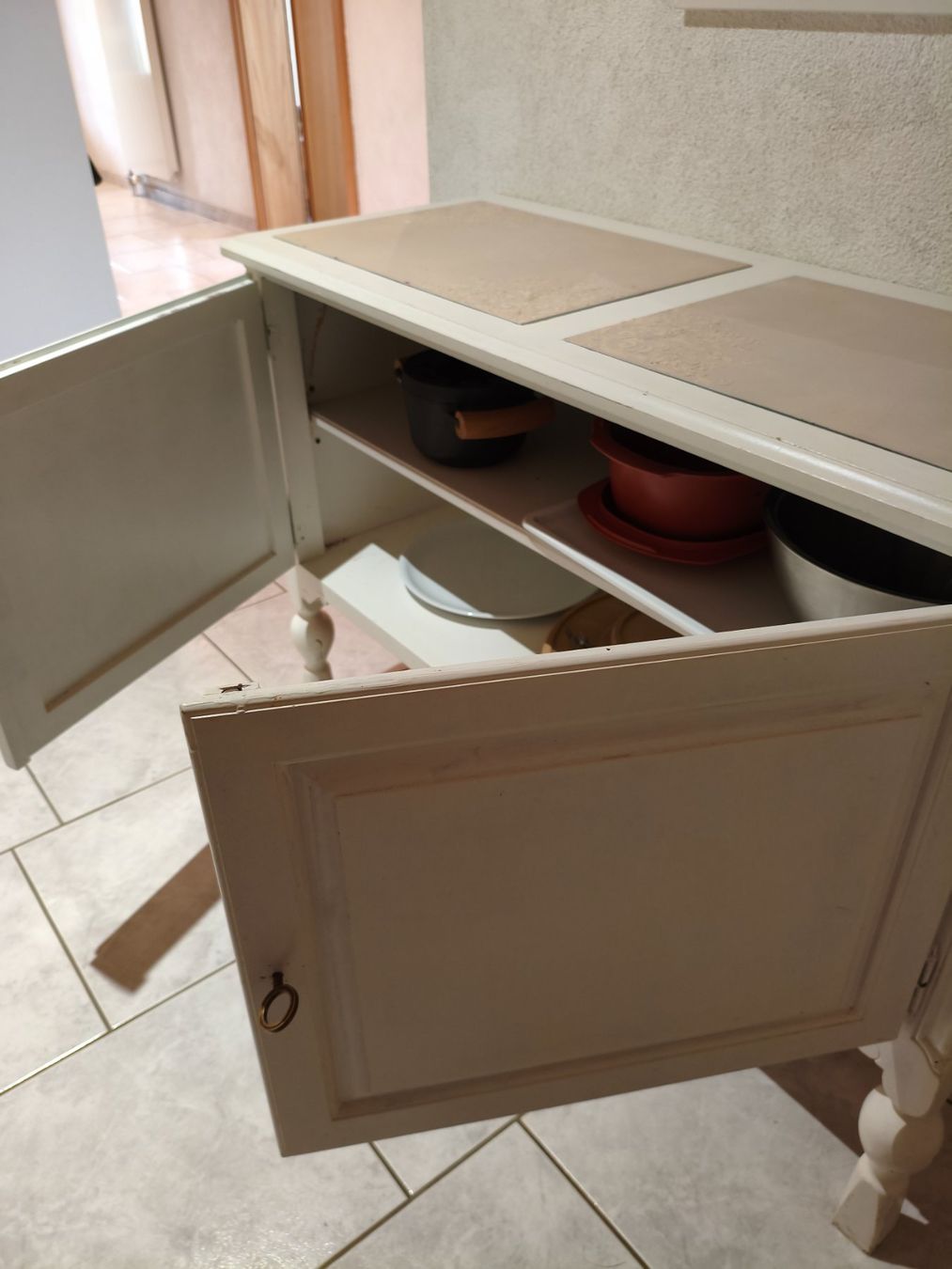 Cassettiere: Kommode weiss | Shabby Chic Look | Abschliessbar – Usato da Menznau venduto da jme_x7lg 3