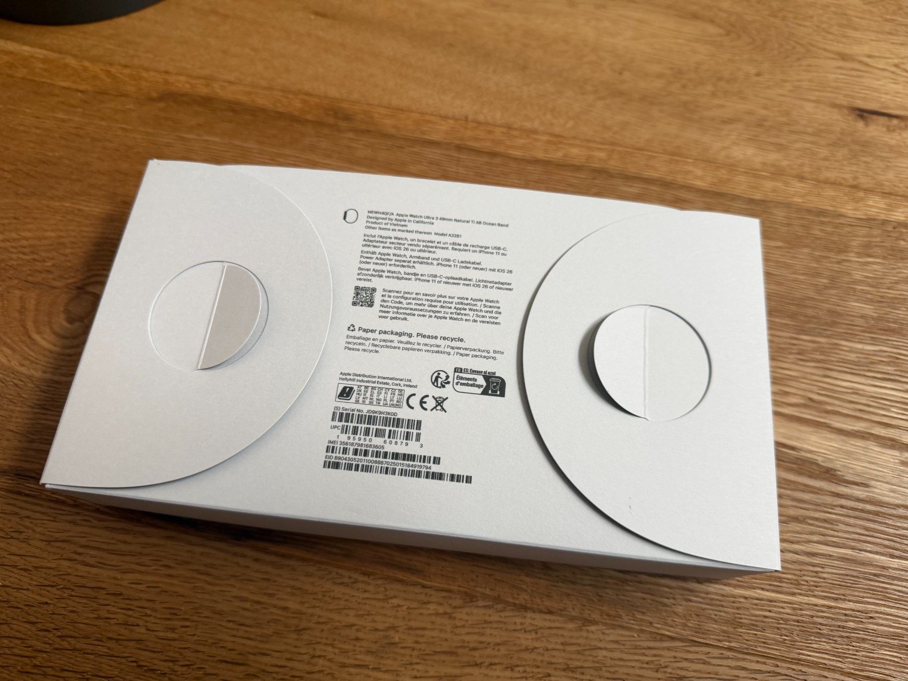 Apple Smartwatch: Apple Watch Ultra 3 Titanium neutral originalverpackt – Nuovo e nell'imballaggio originale da Reinach BL venduto da verkauf_privat 5