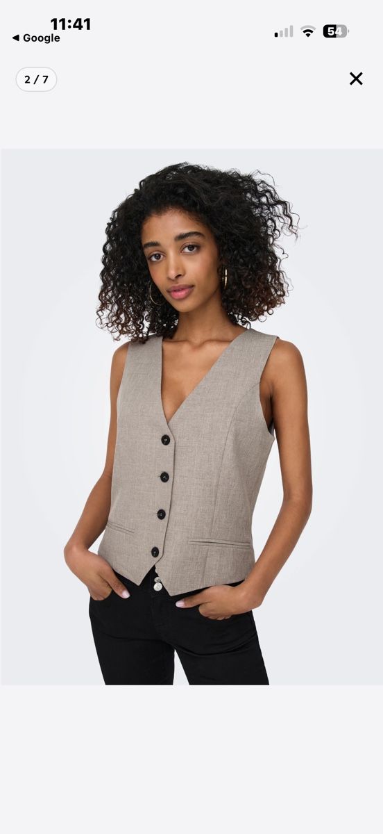 Only Top: Only Weste beige Grösse 36  – Nuovo (secondo la descrizione) da Giswil venduto da Ody2 4