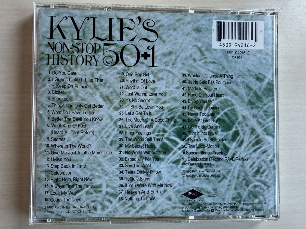 CD: Kylie Minogue - Non-Stop History 50+1 - CD – Usato da Oberried Brienz venduto da Chyara 1
