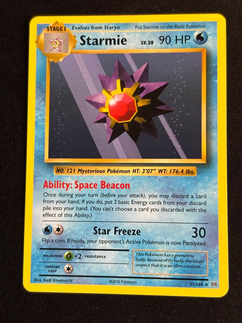 Pokémon Carte collezionabili: Pokemon Starmie - Evolutions 31/108 - English – Usato da Bern venduto da Big_GS