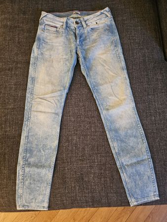 Tommy Hilfiger Damen Jeans, Grösse 26/30, Hellblau